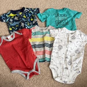 Colorful Kids Bodysuit Set